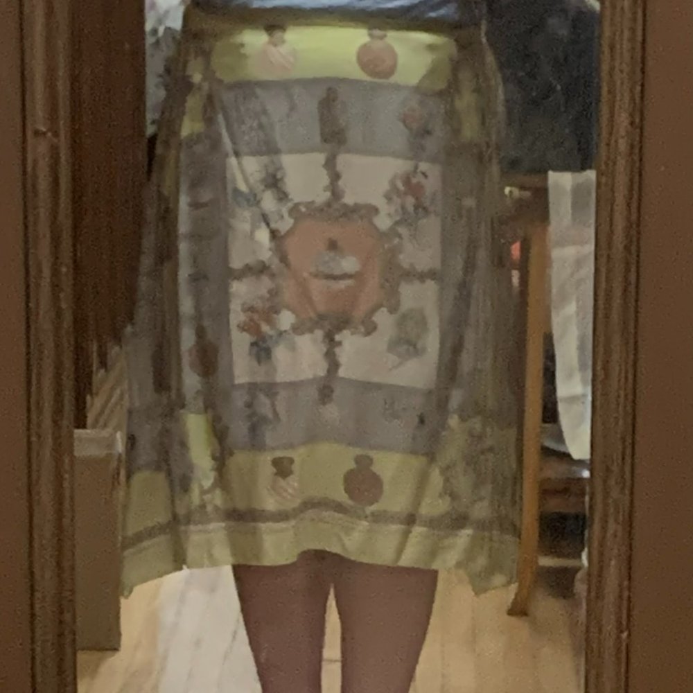 Silk skirt